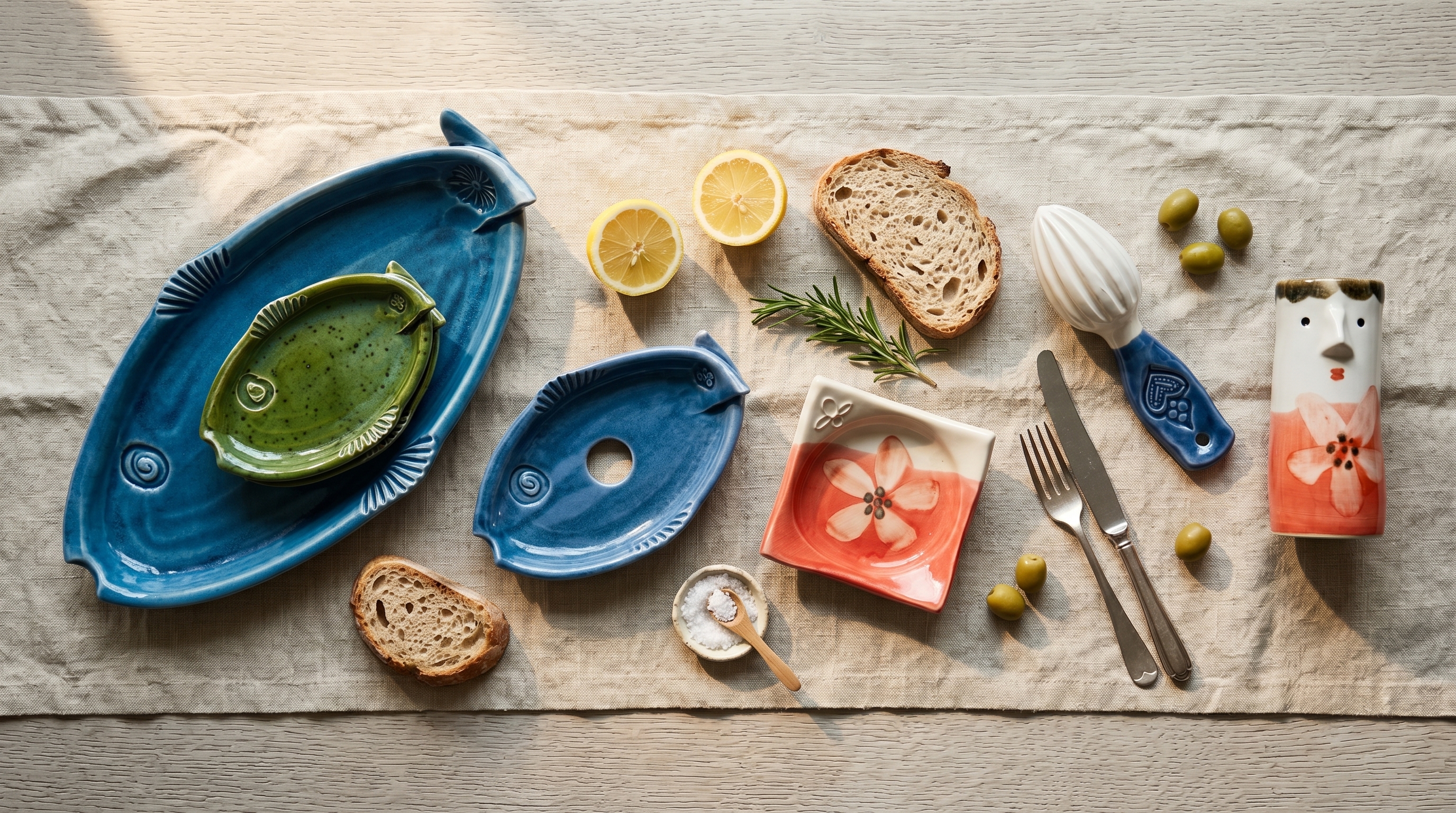 Where can you buy handmade ceramics in Piran?
