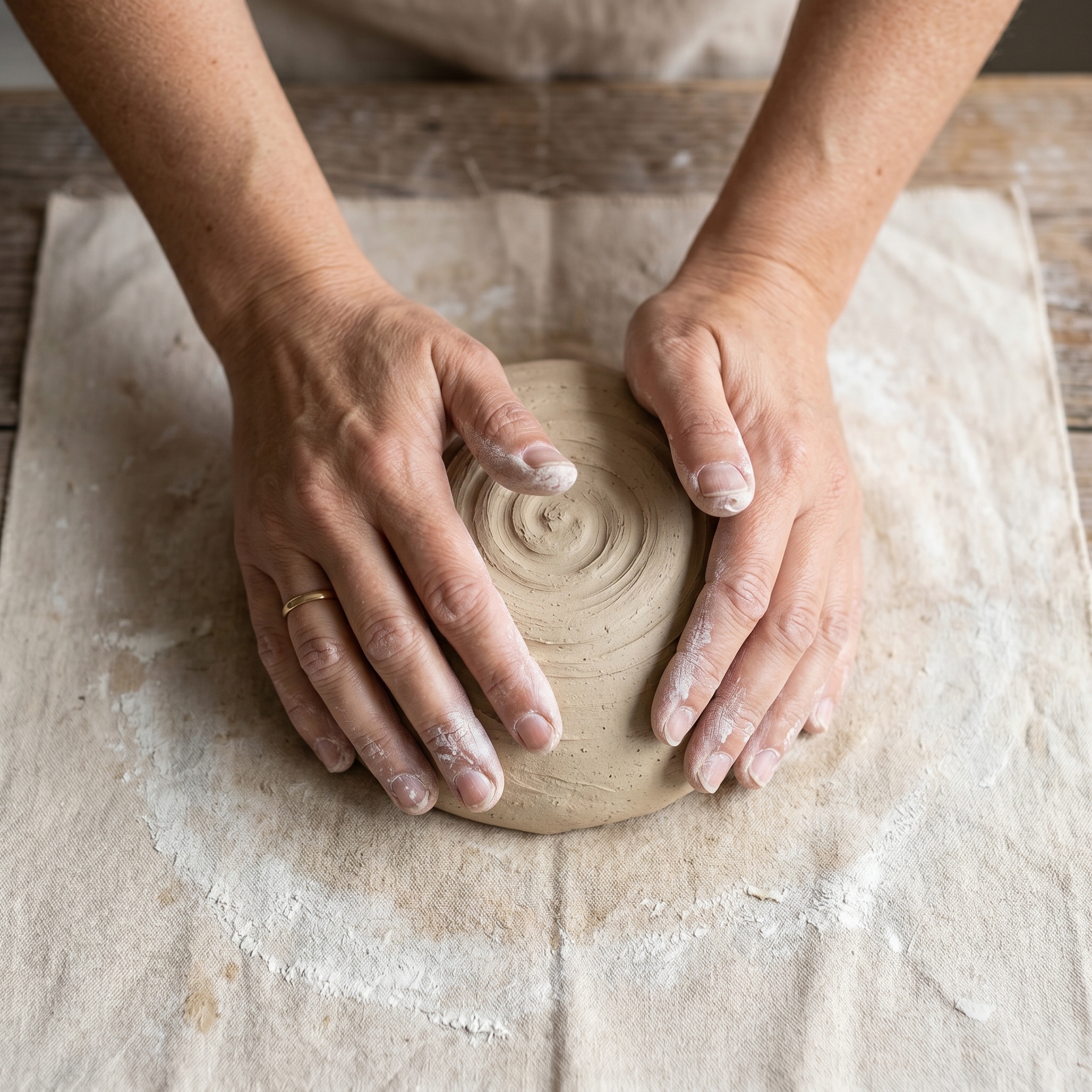 Wedged by hand
